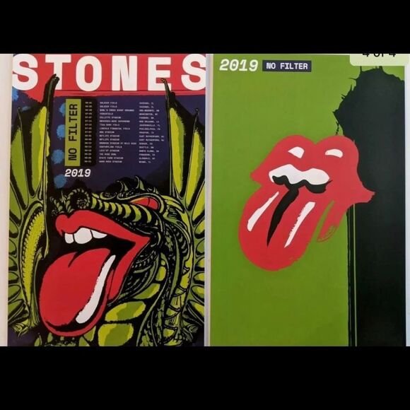 Rolling Stones No Filter Tour VIP Poster Set IOP Sea - Picture 8 of 10